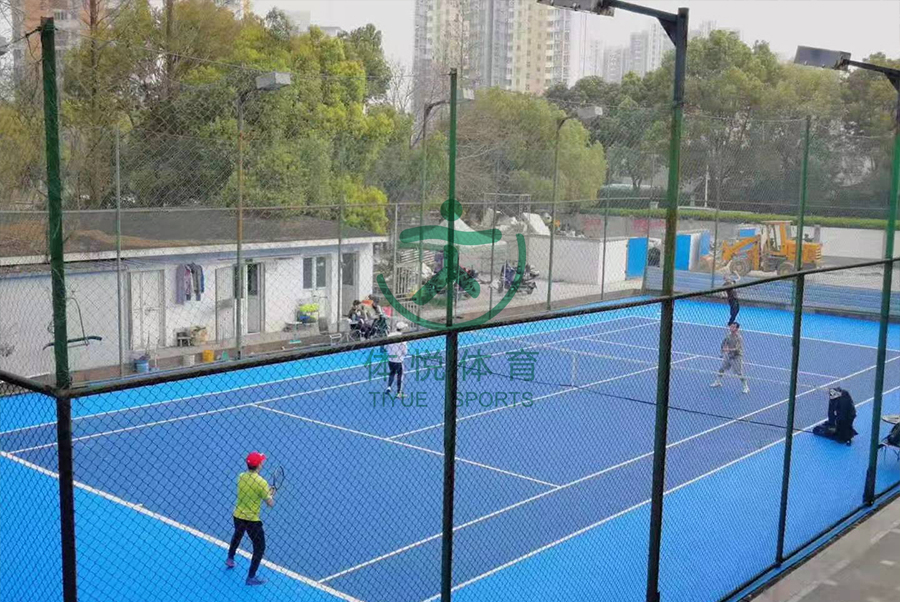 网球场施工介绍和配套介绍|网球场地施多少钱一平方